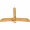 Ekena Millwork Bellingham Rough Sawn Timber Gable Bracket, Western Red Cedar, 72"W x 48"H x 6"D x 6"F, 16/12 Pitch GBW072X48X0606BEL00RWR - alternate 3